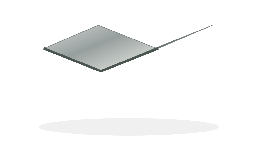 Schematische Darstellung: Kehlblech