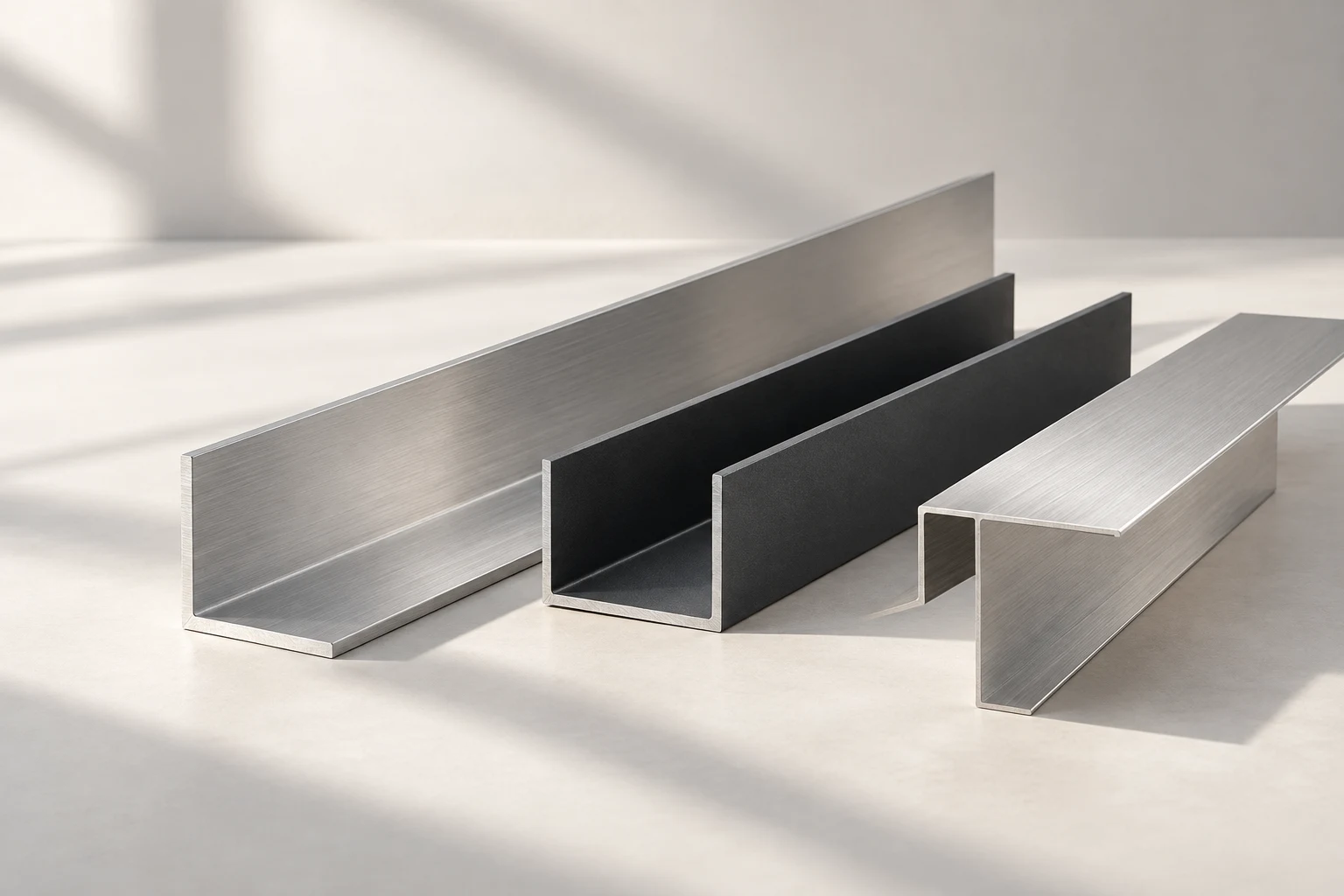 KI-Visualisierung: Aluminium-Kantprofile