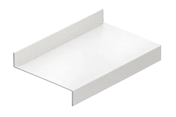 Aluminium-Außenfensterbank aus Aluminium – freigestellte Beispielansicht