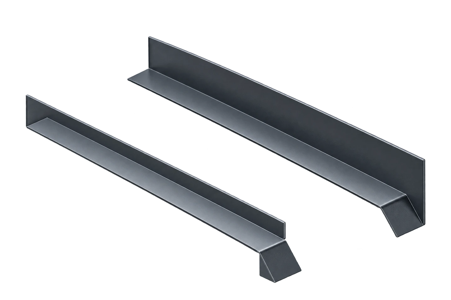 Fensterbank-Endkappen aus Aluminium – freigestellte Beispielansicht
