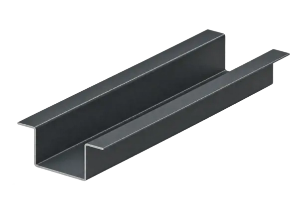 Hut-Profil aus Aluminium – freigestellte Beispielansicht
