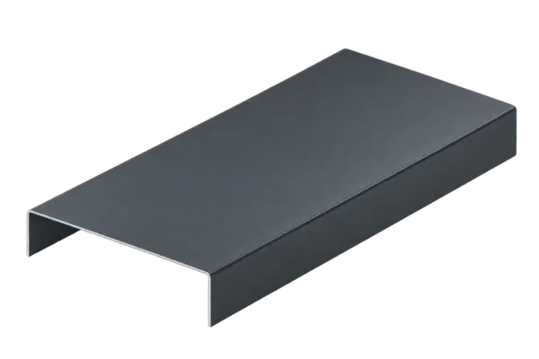 Mauerabdeckung aus Aluminium – freigestellte Beispielansicht