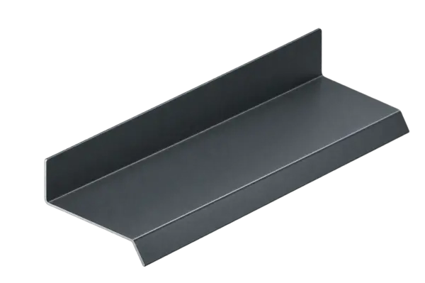 Tropfblech aus Aluminium – freigestellte Beispielansicht