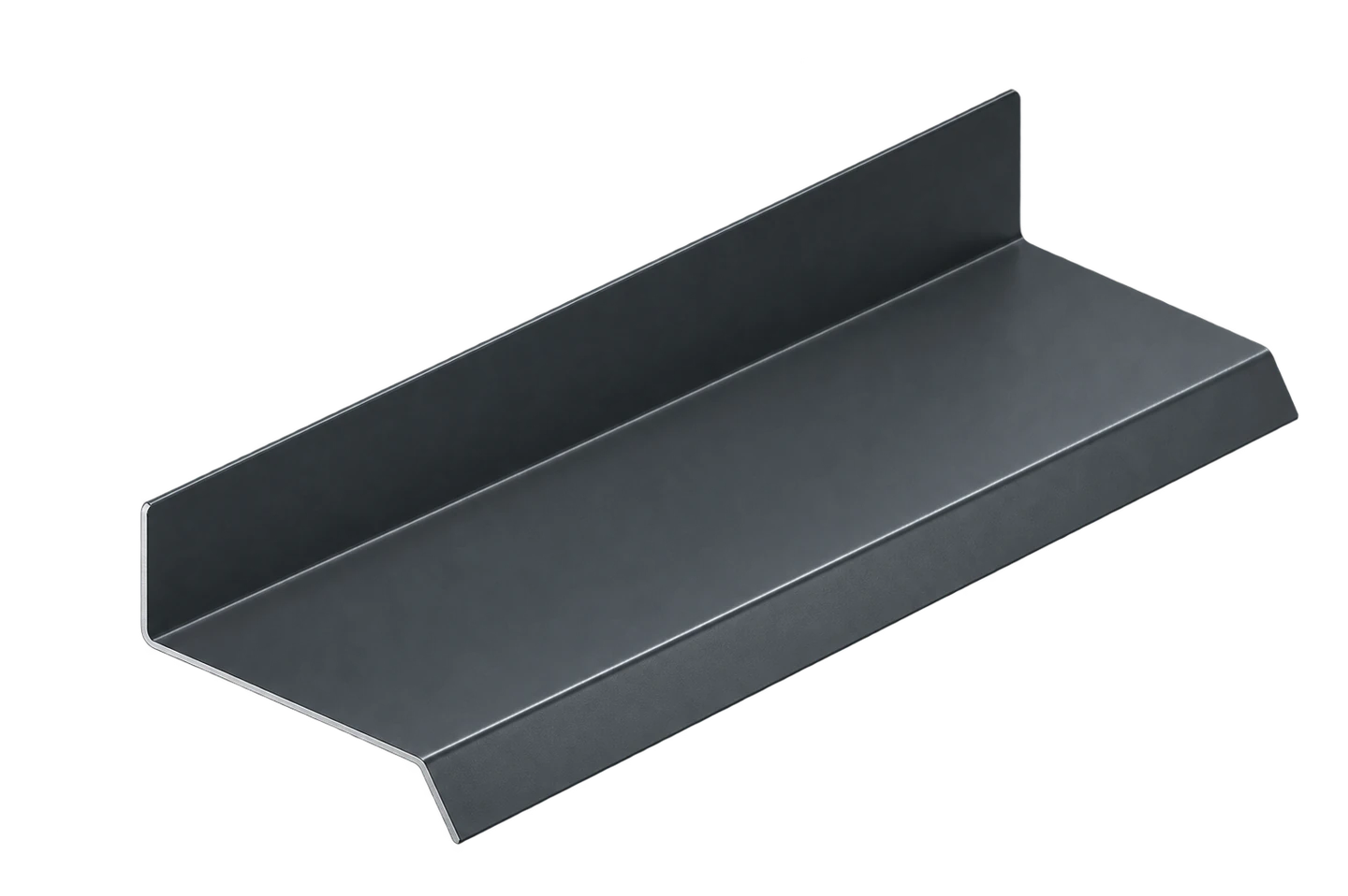 Tropfblech aus Aluminium – freigestellte Beispielansicht