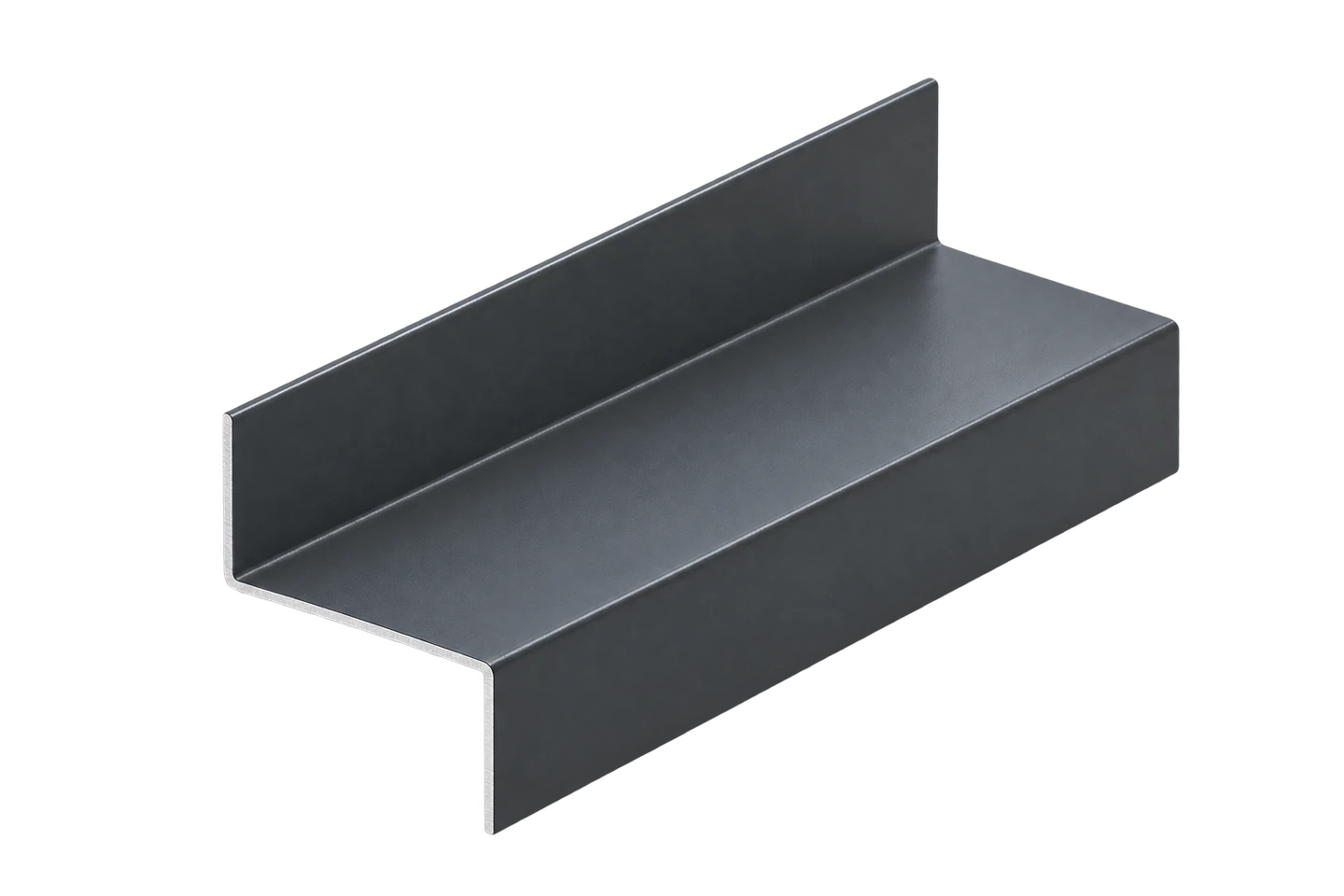 Z-Profil aus Aluminium – freigestellte Beispielansicht
